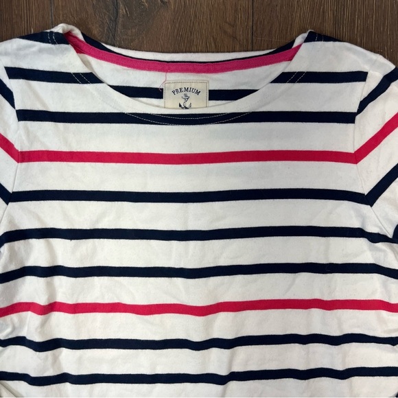 Joules Harbour long sleeve striped top SZ 8 - Picture 3 of 7